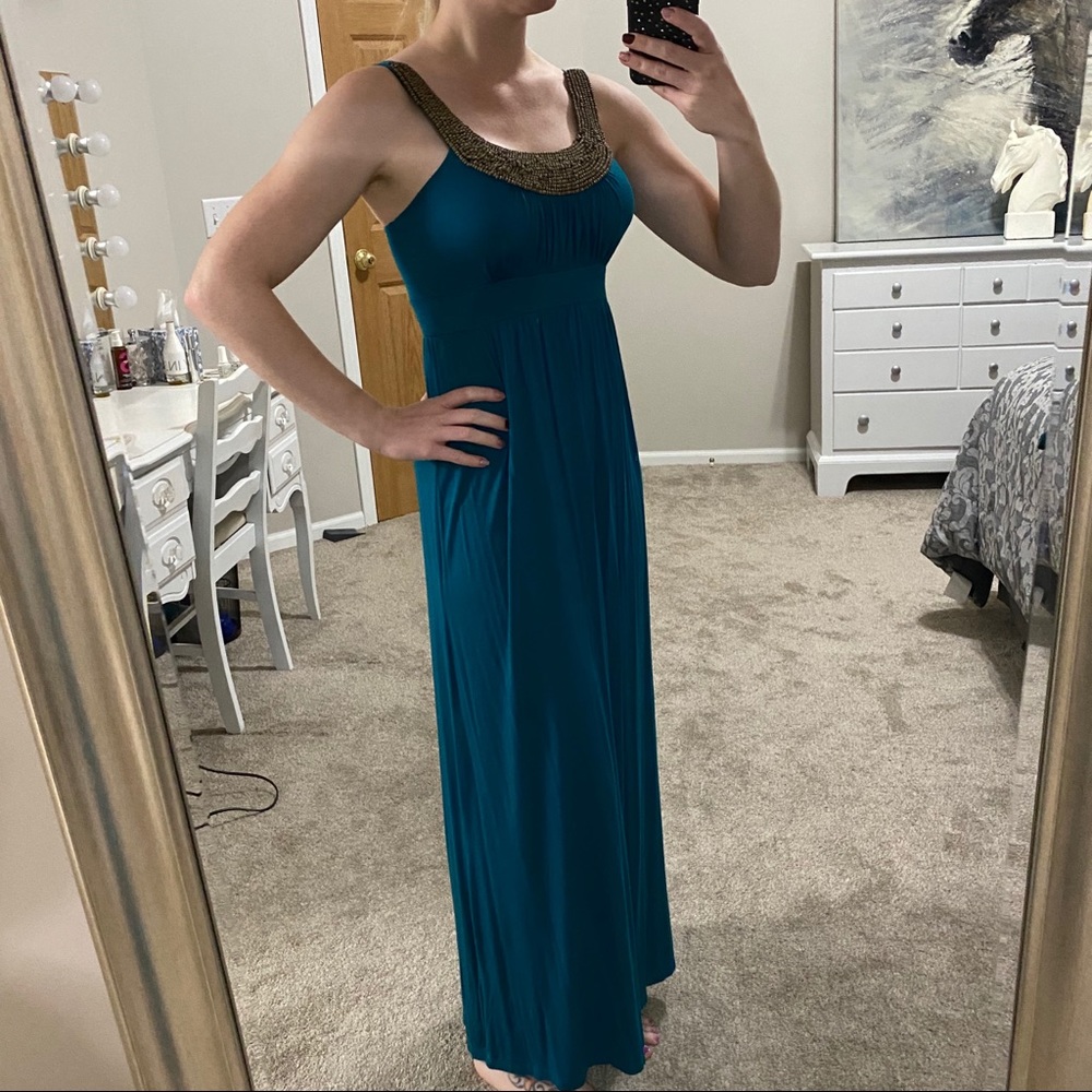 Soprano teal maxi dress